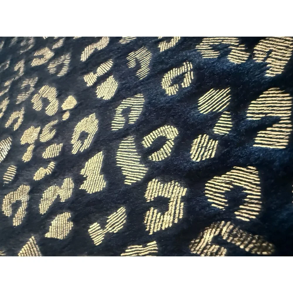 Juicy Couture Home Black Gold Leopard Print Accent Runner Rug 20 x 60
